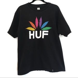 [HUF] Graphic NBC 420 Parody Logo T-Shirt Size L